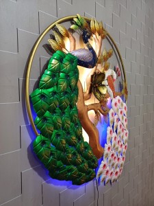 RING COUPLE PEACOCK MULTICOLOUR