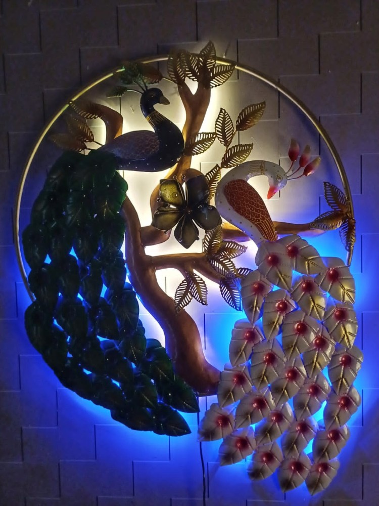 RING COUPLE PEACOCK MULTICOLOUR